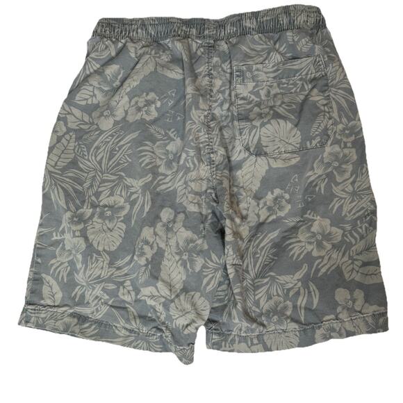 Gap 2021 Size Small 9” Easy Short Green Camo Drawstring 100% Cotton Summer - Picture 2 of 9